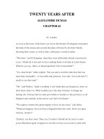 LUYỆN ĐỌC TIẾNG ANH QUA CÁC TÁC PHẨM VĂN HỌC –TWENTY YEARS AFTER ALEXANDRE DUMAS CHAPTER 62 pdf