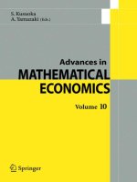 Advances in MATHEMATICAL ECONOMICS pot