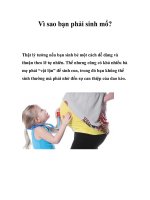 Vì sao bạn phải sinh mổ? ppsx