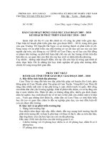 Đề án phát triển giáo dục giai đoạn 2010 - 2015