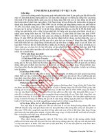 tình hình lạm phát ở việt nam