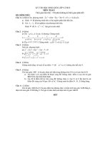 Đề thi, đáp án thi HSG toán 9