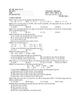 Hóa_10 Thi HK II số 4