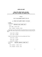 hóa nang cao chương 1,2