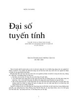 Đại số tuyến tính ppt