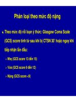 Bài giảng Cấp cứu hồi sức chấn thương sọ não (Phần 4) ppt