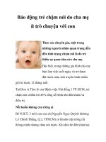 Báo động trẻ chậm nói do cha mẹ ít trò chuyện với con pps