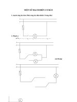 Một số mạch điện cơ bản