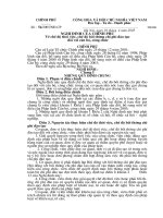 Nghị định 54/NĐ-CP ngày 19/04/2005 quy định chế độ cho thôi việc