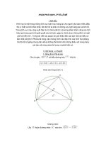 Khám phá 2 định lí toán 9 BDHSG