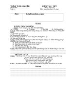 kiem tra ngữ Văn 8 - Kỳ II