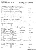 Đề HKII tham khảo 09-10 toán 8