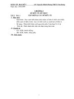 Giao an Dai so 7 hoc ki I