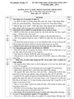 Dap an Dia Tinh 2009-2010