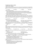 ĐỀ THI THỬ LÝ 11HKII(Tự luận và trắc nghiệm)