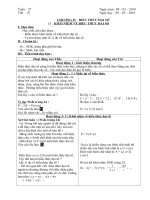 Đại số 7 tiết  51 - 62 - 2 cột tự soạn 2010