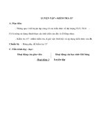 Đại số 11 - LUYỆN TẬP + KIỂM TRA 15’ pps