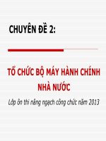 Tổ chức bộ máy hành chính nhà nước