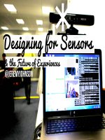 Designing for Sensors and the Future of Experiences