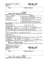 kiem tra 1 tiết Hóa 8 ( kỳ II - Hay)