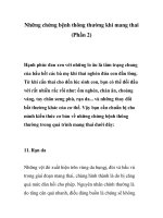 Những chứng bệnh thông thường khi mang thai (Phần 2) pdf