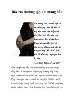 Rắc rối thường gặp khi mang bầu pdf
