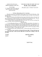 Thống kê, khảo sát xây dựng nhà công vụ cho GV