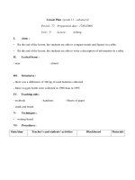 Giáo án Anh văn lớp 11 - Unit 9 - Period 77 pot