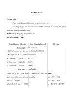 Đại số 11 - LUYỆN TẬP doc