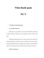 Viêm thanh quản (Kỳ 1) ppt