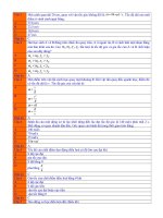 Đề thi thử tốt nghiệp môn vật lí năm 2011 docx