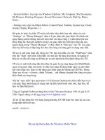 Sổ Tay Thủ Thuật PC part 8 ppsx