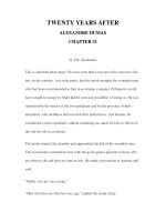LUYỆN ĐỌC TIẾNG ANH QUA CÁC TÁC PHẨM VĂN HỌC –TWENTY YEARS AFTER ALEXANDRE DUMAS CHAPTER 32 pptx