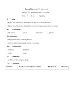 Giáo án Anh văn lớp 11 - Unit 9 - Period 76 ppsx