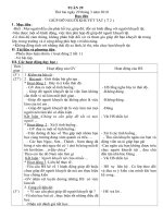 GIÁO ÁN LỚP 2 TUẦN 29