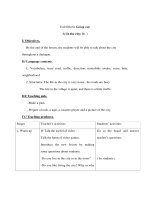 Anh văn 7 - Unit fifteen: Going out - Phần 3 docx