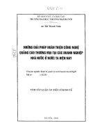 Những giải pháp hoàn thiện công nghệ quảng cáo thương mại tại các doanh nghiệp nhà nước ở nước ta hiện nay
