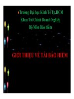 Giới thiệu về tái bảo hiểm