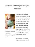 Năm đầu đời thú vị của con yêu Phần cuối ppsx