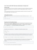 How To Set Up SSH With Public-Key Authentication On Debian Etch ppt