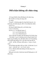 quy trình công nghệ gia công bánh răng bọc đùi cho xe máy công binh và tìm hiểu máy mài răng 5B832, chương 5 ppsx