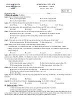 KT sinh 10 -1tiết-Kì II(09-10)