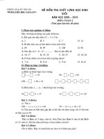 Đề thi HSG năm học 2009-2010