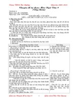 chủ dề tự chon Ngữ văn9