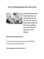 Gây tê thông thường khi chuyển dạ pot