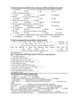 De on tieng anh 9 cục hay