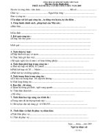 Phiếu đánh  giá công chúc