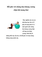 Đối phó với chứng đau khung xương chậu khi mang thai ppsx