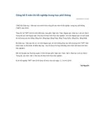 Công bố 6 môn thi Tốt nghiệp