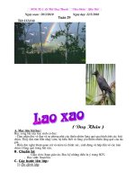 NV6(có ảnh minh hoạ)tuần 29,30 Thanh YB gửi thầy Sóc Trăng